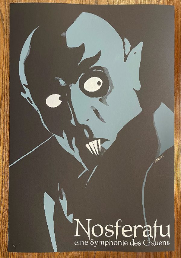Nosferatu Screen Print By Mark Edwards