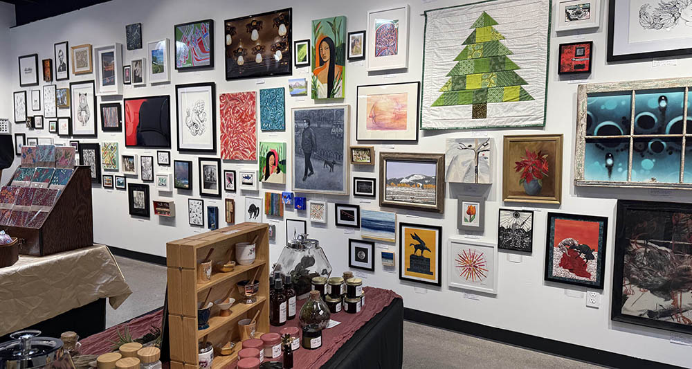 Affordable Art Mini Market collection of artwork and artisanal good under $300 with over 260 works of art