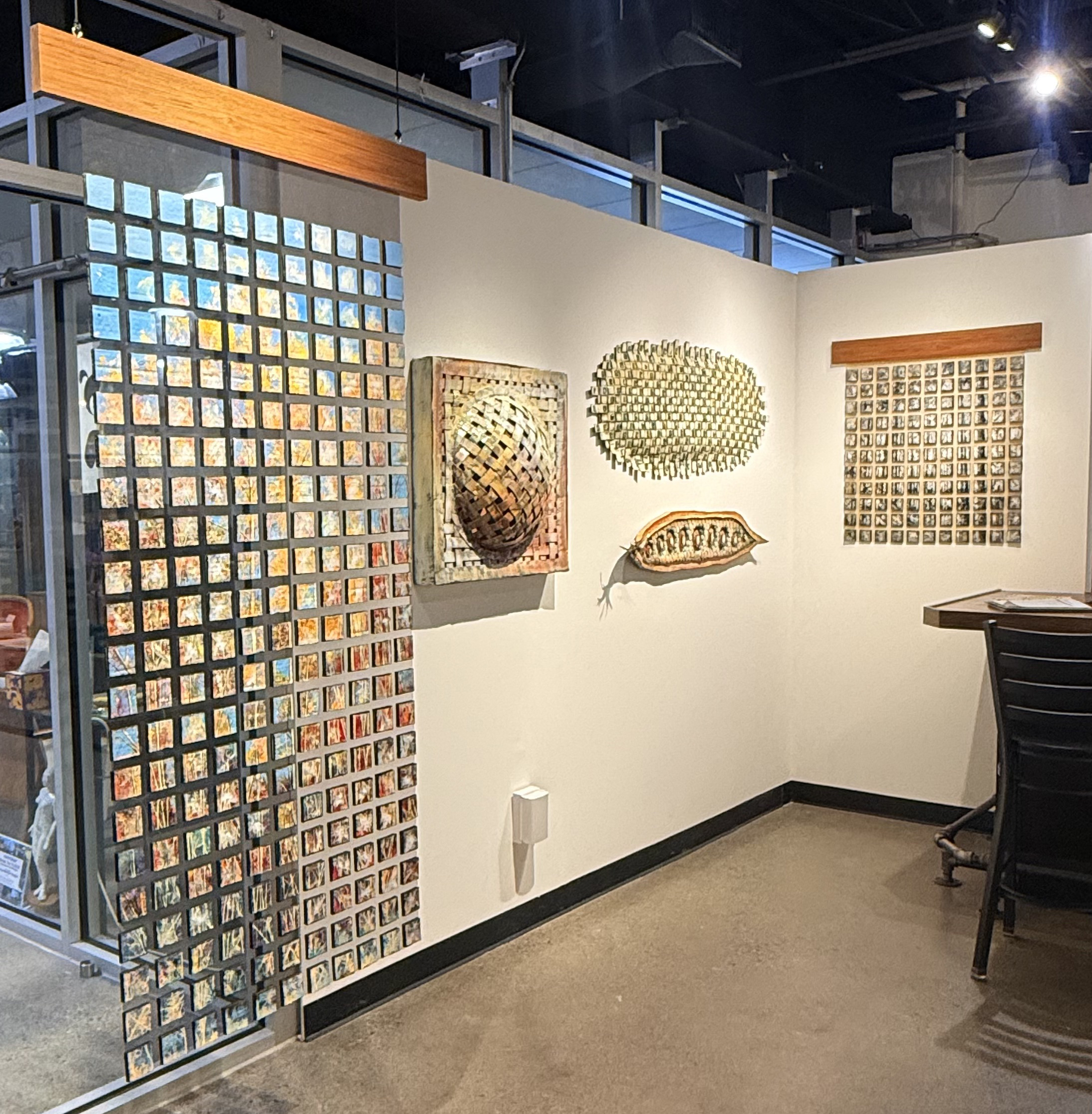 Dede Lifgren's Thinking Outside the Box art exhibition at Arbor Gallery in Carmel NY