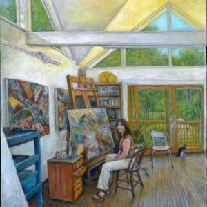 James Sparks -Alicia with Her Cat