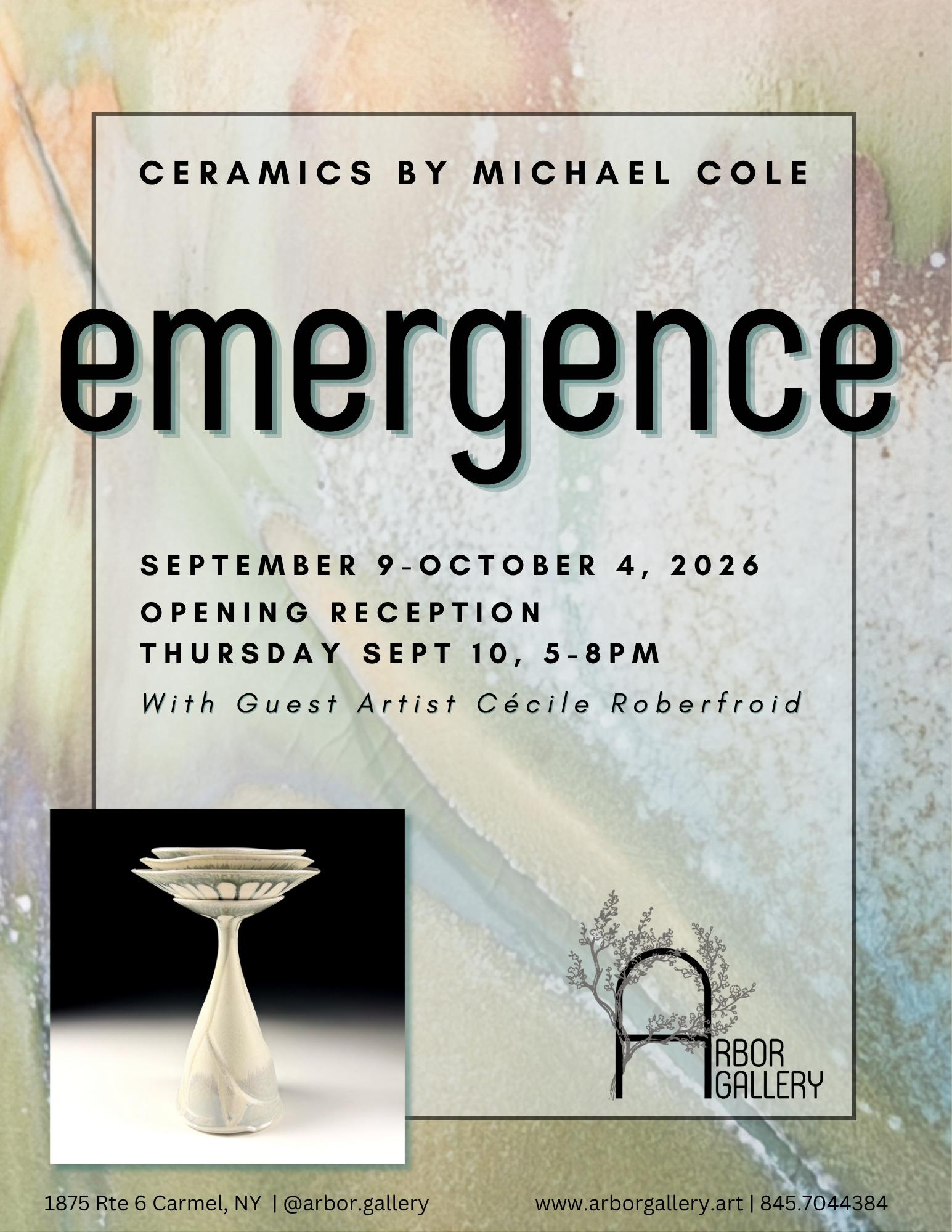 Emergence - Ceramics exhibition by Michael Cole