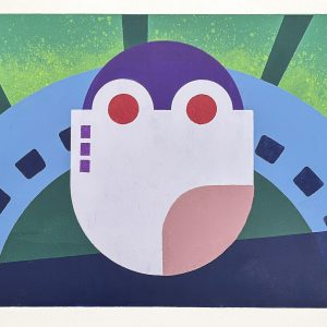 Kara Wilson - Major Motoko Kusanagi  Screenprint on paper